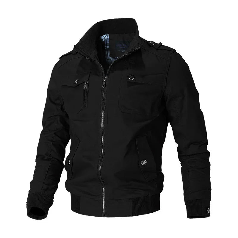 Black jacket on a white background