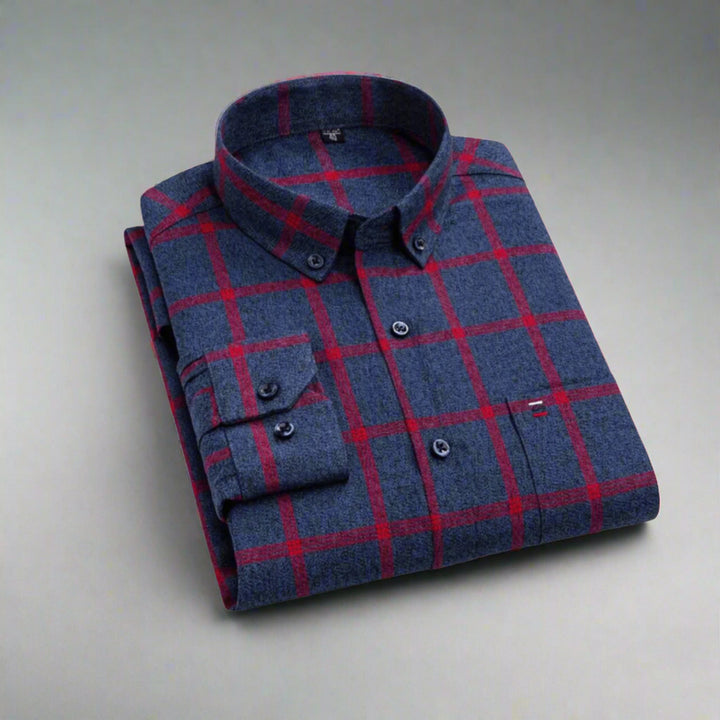 Men's Check Cotton Shirt