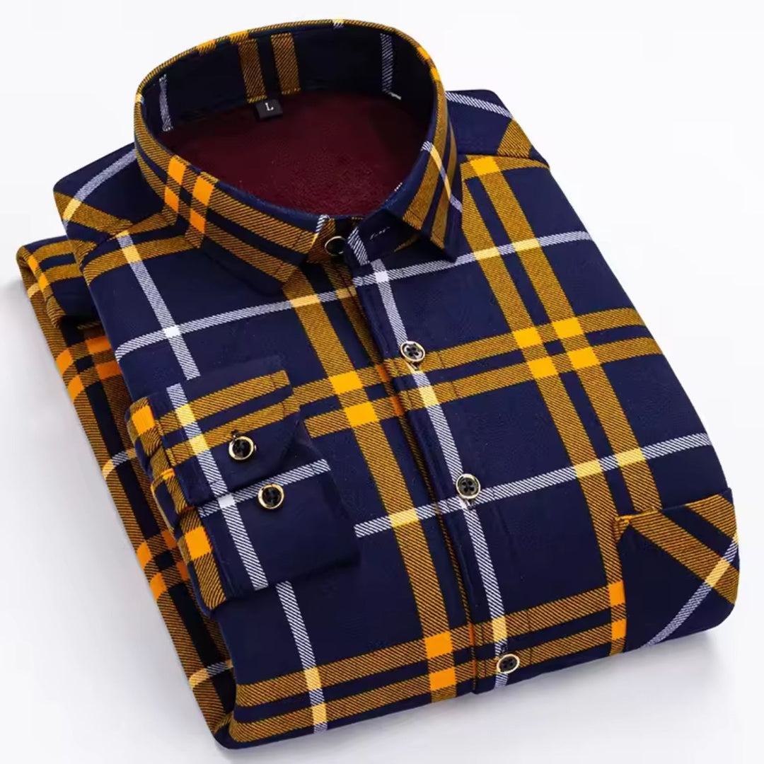 Men's Heritage Check Long Sleeve Plaid Shirt