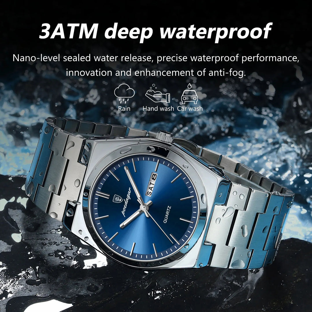 Men Dial Steel Watch