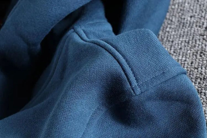 Men's Essential Soft Fleece Zip-Through Hoodie