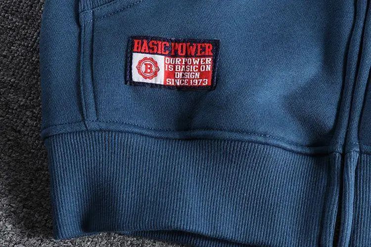  Men Essential Soft Fleece Zip-Through Hoodie