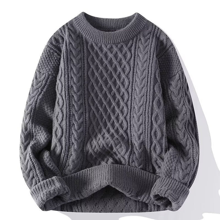 Men's Artisan Knit Sweater – Anti-Pilling & Breathable Design