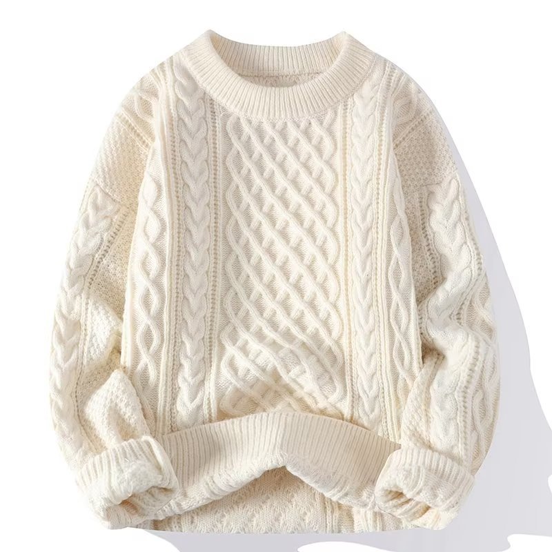 Men's Artisan Knit Sweater – Anti-Pilling & Breathable Design