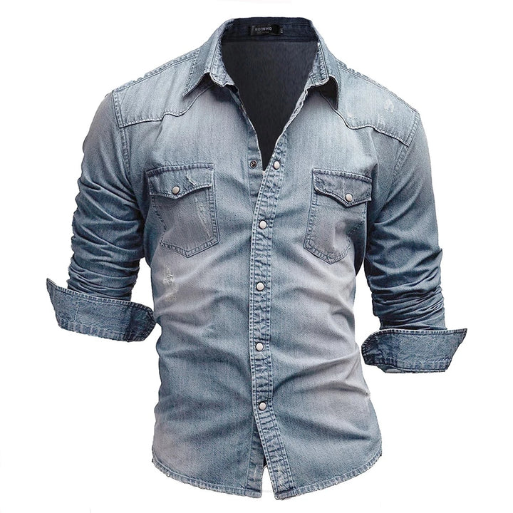 Men’s Long Sleeve Denim Shirt
