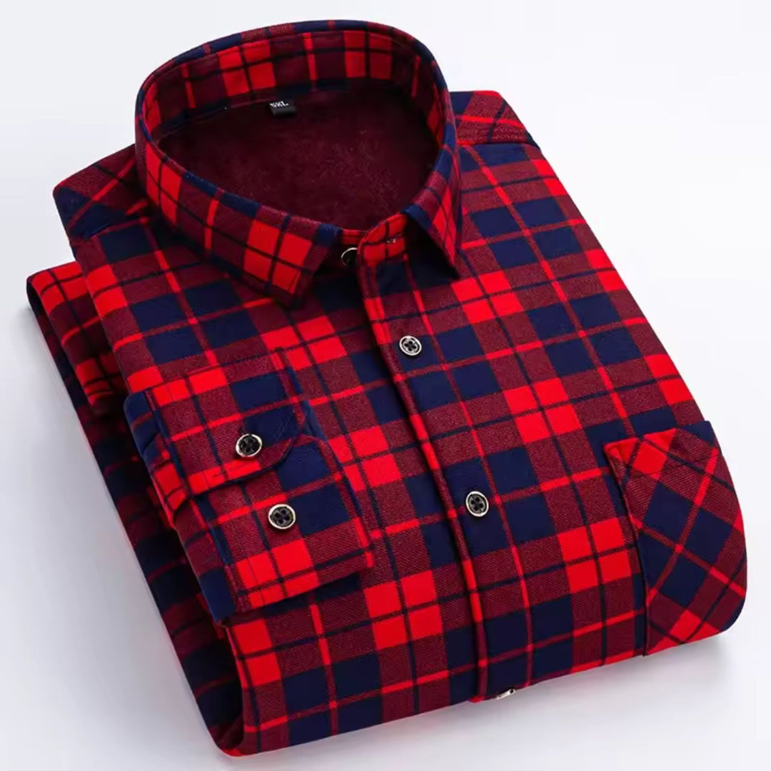 Men's Heritage Check Long Sleeve Plaid Shirt