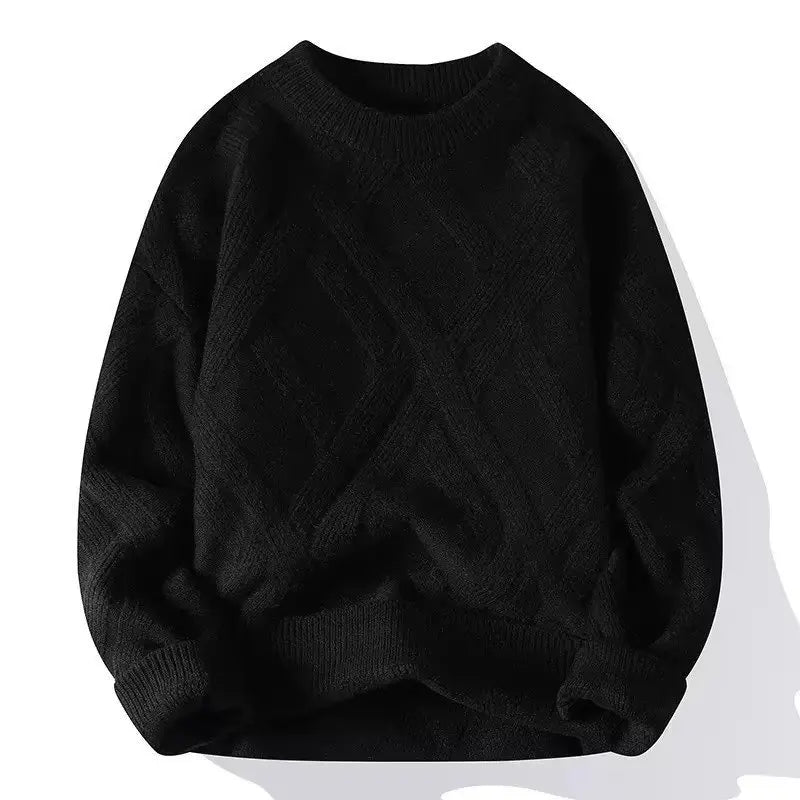 Black sweater on a white background