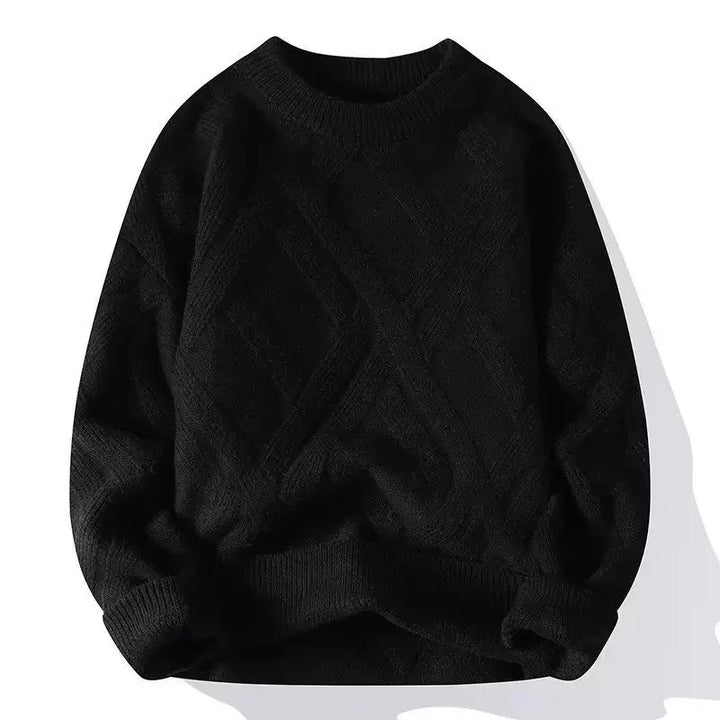Black sweater on a white background