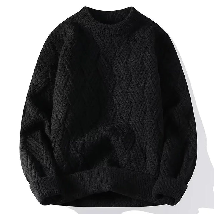 Black sweater on a white background
