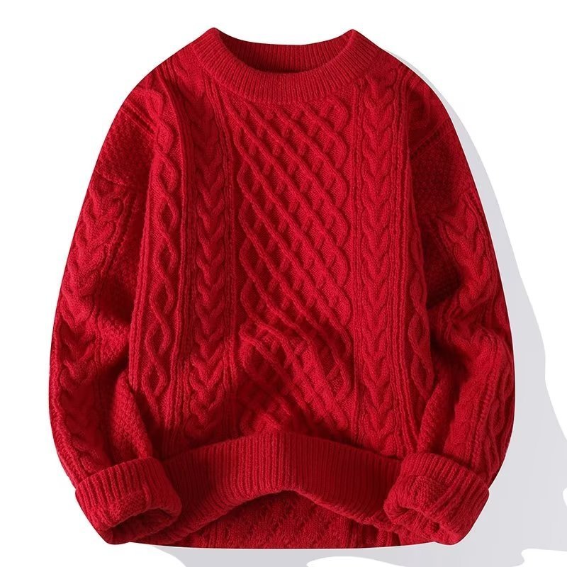 Men's Artisan Knit Sweater – Anti-Pilling & Breathable Design