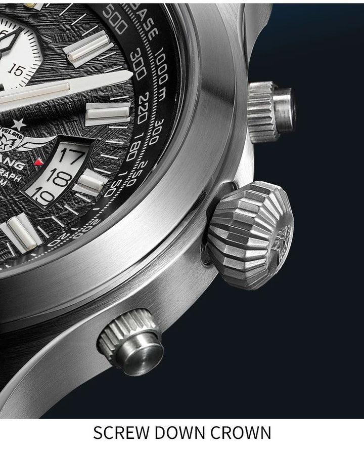 Men Stainless Steel Chronograph Watch