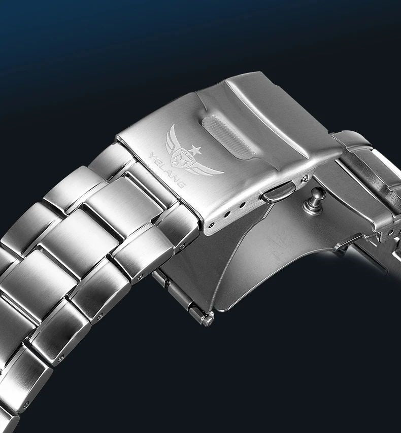 Men Stainless Steel Chronograph Watch