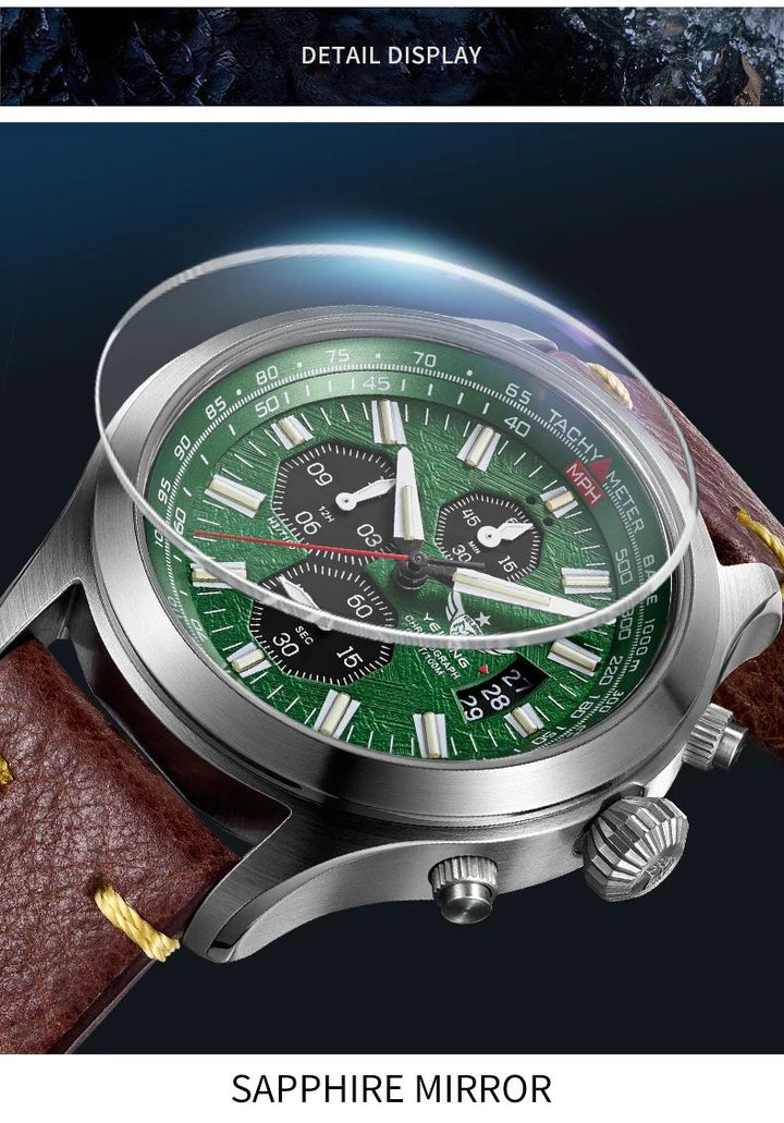Men Stainless Steel Chronograph Watch