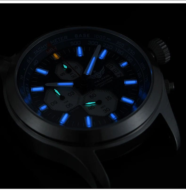 Men Stainless Steel Chronograph Watch