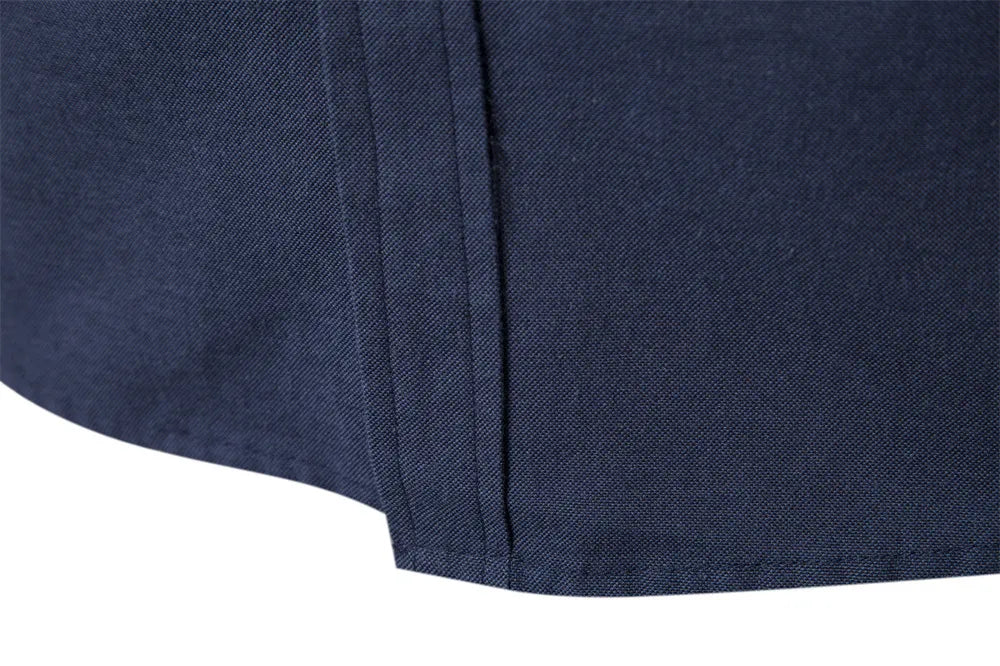 Men's Stand Collar Cotton Shirt