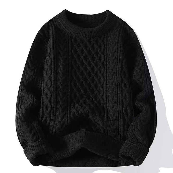 Men's Artisan Knit Sweater – Anti-Pilling & Breathable Design