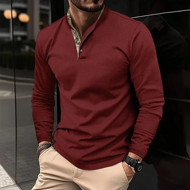 Men's Refined Cotton Long Sleeve Shirt