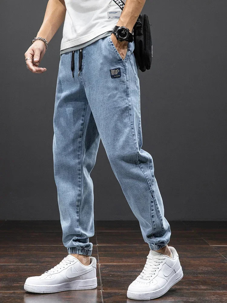 Mens Baggy Cargo Denim Jeans