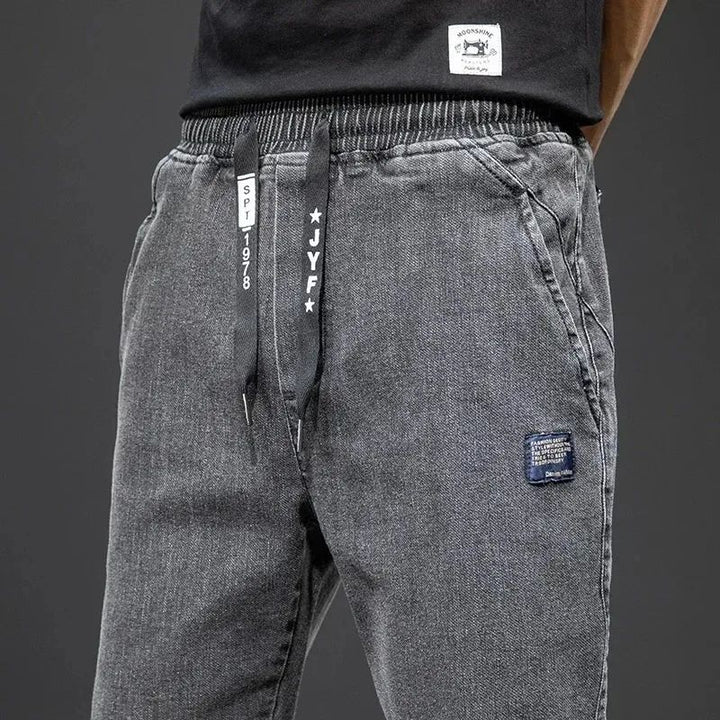 Mens Baggy Cargo Denim Jeans