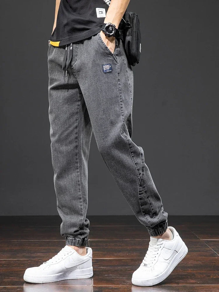 Mens Baggy Cargo Denim Jeans