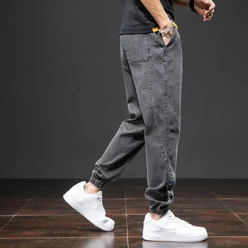 Mens Baggy Cargo Denim Jeans