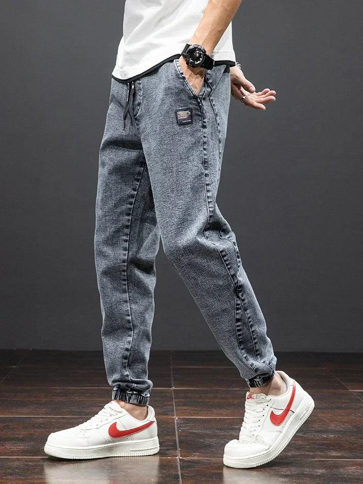 Mens Baggy Cargo Denim Jeans