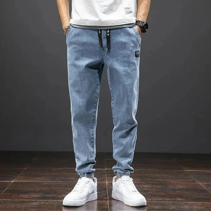Mens Baggy Cargo Denim Jeans