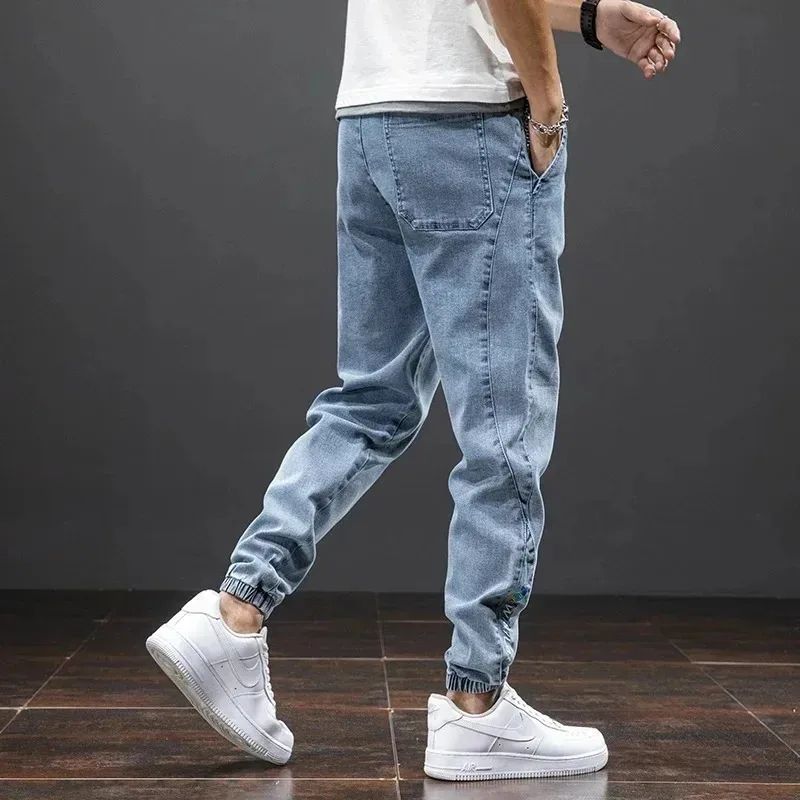 Mens Baggy Cargo Denim Jeans