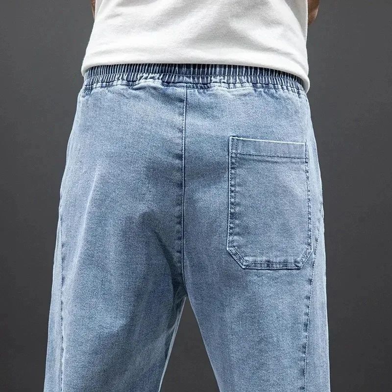 Mens Baggy Cargo Denim Jeans