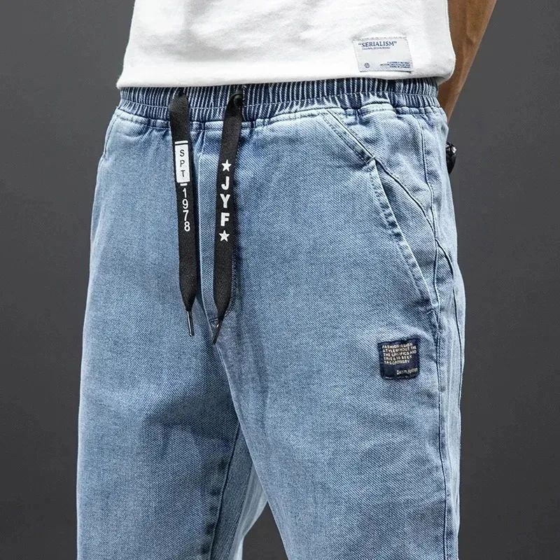 Mens Baggy Cargo Denim Jeans