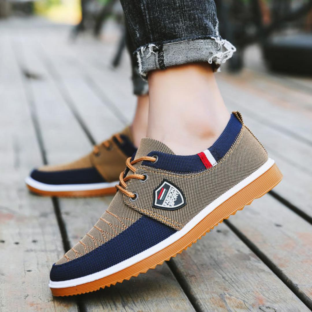 Men's Canvas Lace-Up Shoes