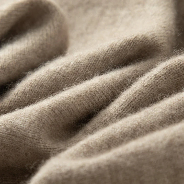 Close-up of beige fabric texture