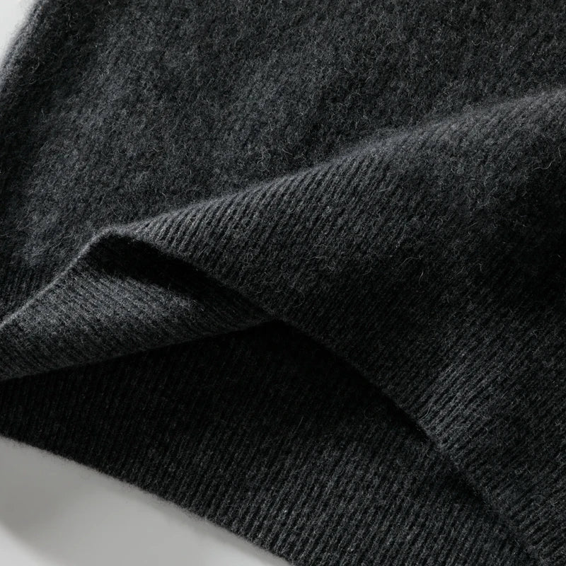 Close-up of dark gray fabric texture