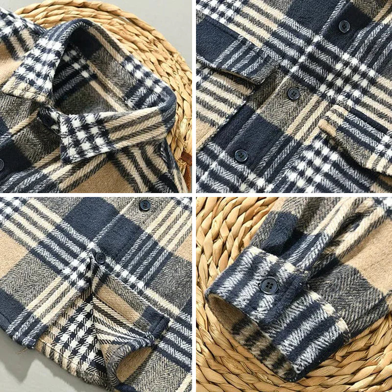 Men’s Classic Flannel Plaid Shirt