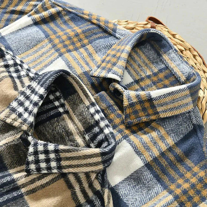Men’s Classic Flannel Plaid Shirt