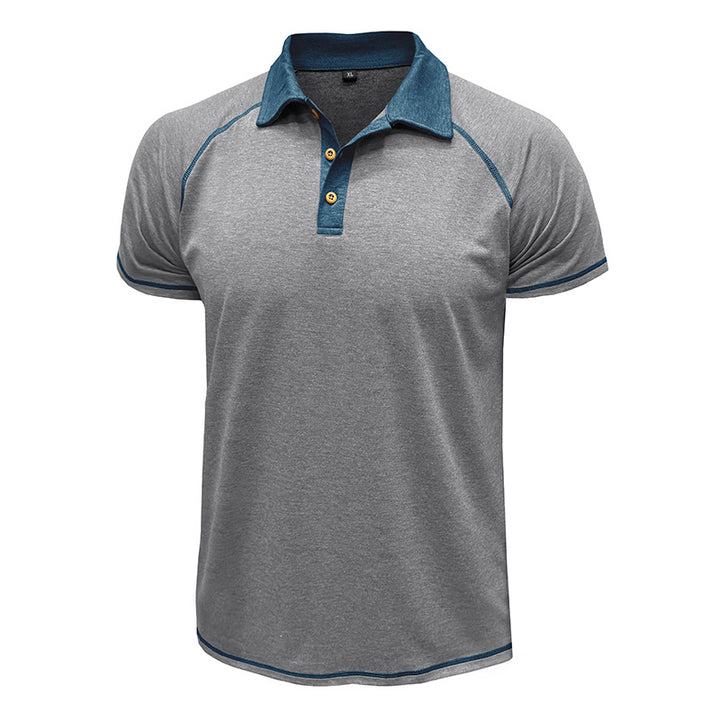 Mens Contrast Trim Polo Shirt
