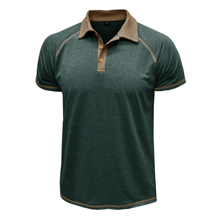 Mens Contrast Trim Polo Shirt
