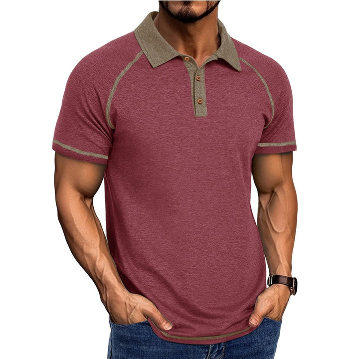 Mens Contrast Trim Polo Shirt

