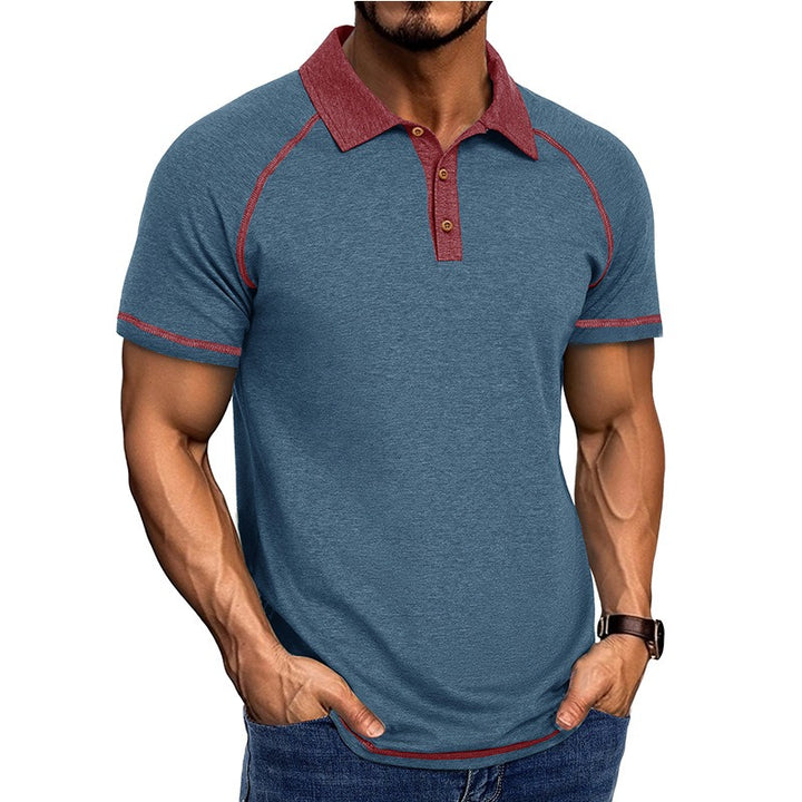 Mens Contrast Trim Polo Shirt
