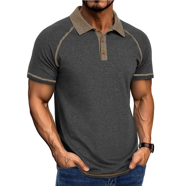 Mens Contrast Trim Polo Shirt
