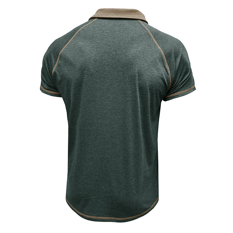 Mens Contrast Trim Polo Shirt
