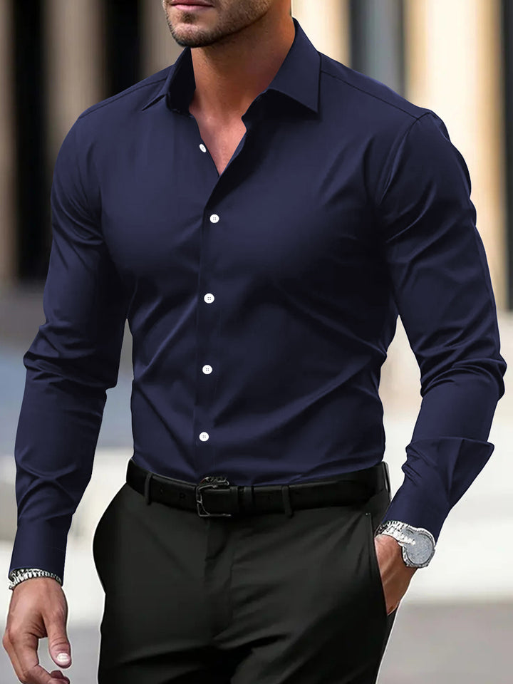 Mens Cotton Long Sleeve Shirt