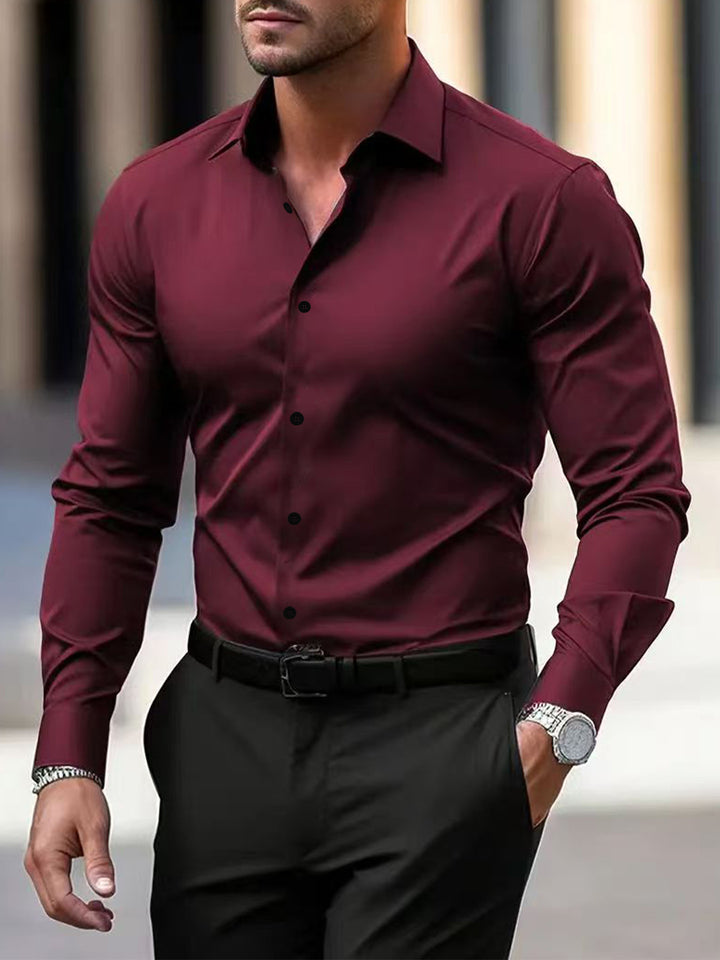Mens Cotton Long Sleeve Shirt