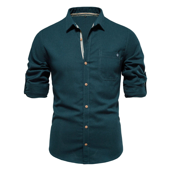 Men's Cotton Twill Single Pocket Shirt