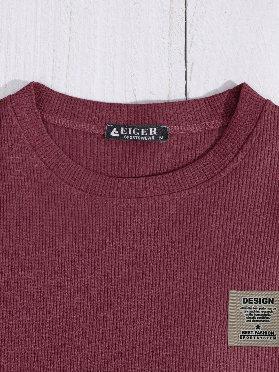 Mens Cotton Waffle Short Sleeve Set