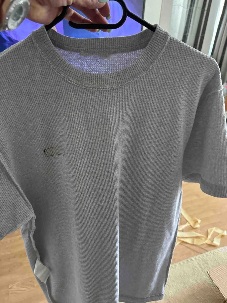 Mens Cotton Waffle Short Sleeve Set
