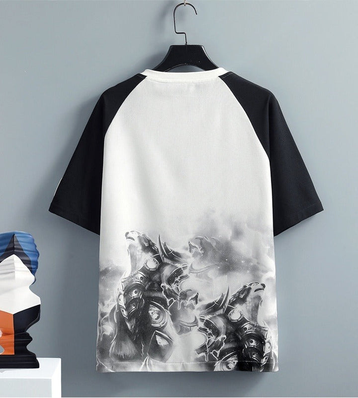  Mens Graphic Print Sports Set