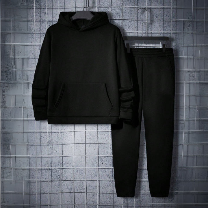 Men's Kangaroo Pocket Hoodie & Sweatpants Set