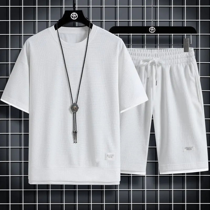 Mens Linen Blend Summer Set