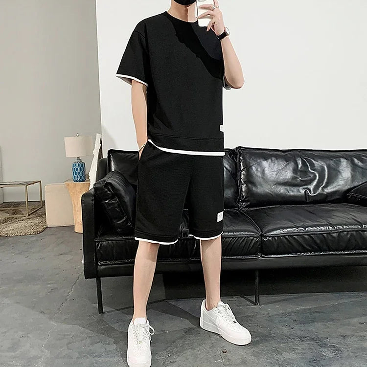 Mens Linen Blend Summer Set